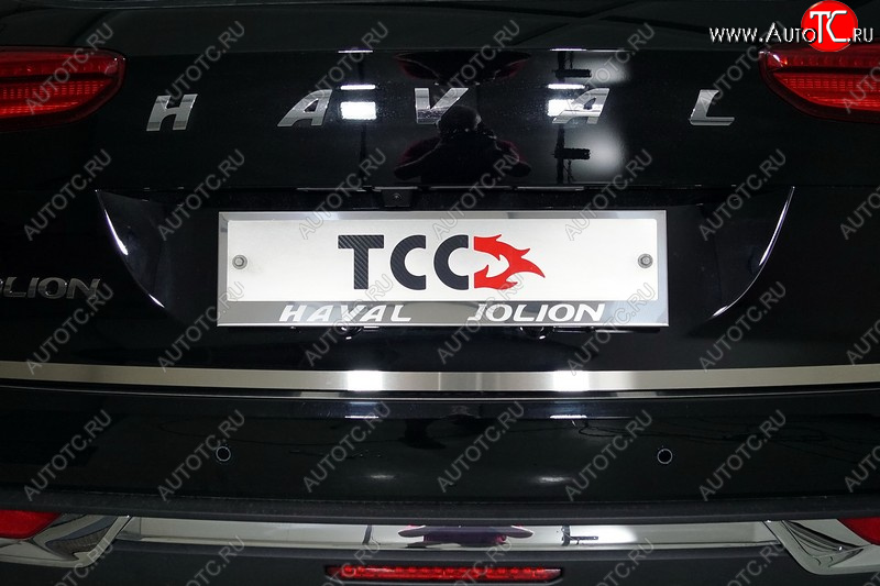 4 999 р. Рамка гос. номера ТСС Тюнинг Haval Jolion рестайлинг (2024-2025) (нержавейка)  с доставкой в г. Керчь