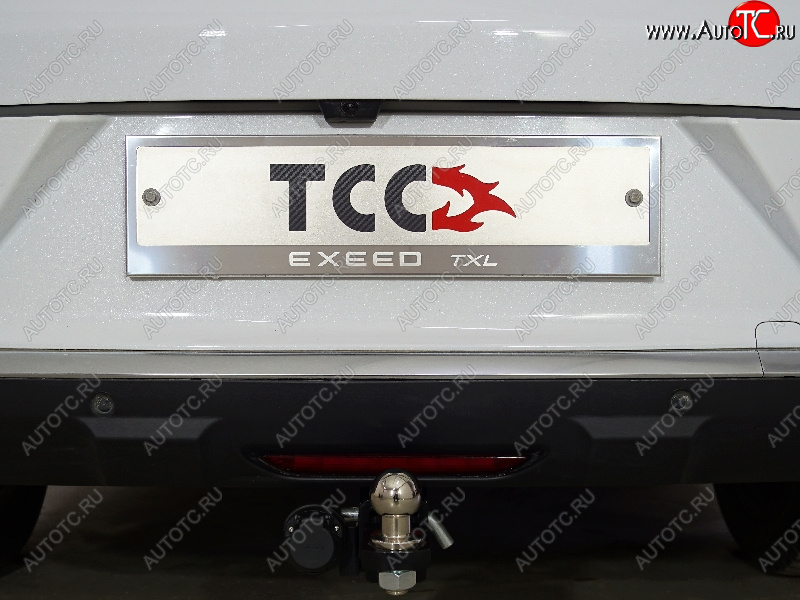 4 999 р. Рамка гос. номера (комплект)(1.6L Turbo 4WD) ТСС Тюнинг  EXEED TXL (2021-2025) 1-ый рестайлинг (нанесенная надпись EXEED)  с доставкой в г. Керчь