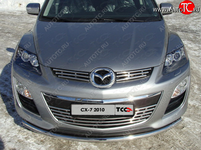 7 999 р.  ТСС Тюнинг MAZDACX-7 2010-2012 - Решётка радиатора нижняя 16 мм  mazcx71006  с доставкой в г. Керчь