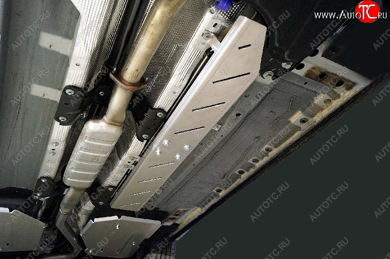 4 999 р. Защита топливной магистрали (2.0L 4WD)(комплект) ТСС Тюнинг  Geely Monjaro (2022-2025) (алюминий 4 мм)  с доставкой в г. Керчь