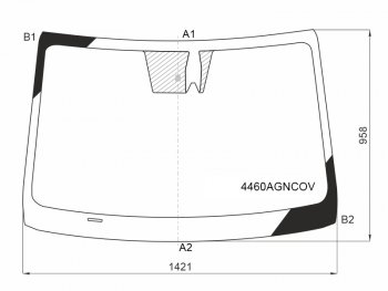 6 849 р. Стекло лобовое (Камера Место под датчик запотевания) Kia Cerato 21-  Forte 18-  K3 18- FUYAO 4460AGNCOV  с доставкой в г. Керчь. Увеличить фотографию 1