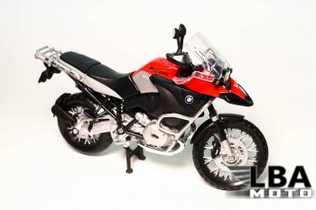 Модель мотоцикла BMW R1200GS Красно-Черного цвета масштаб 112  пм-00002215