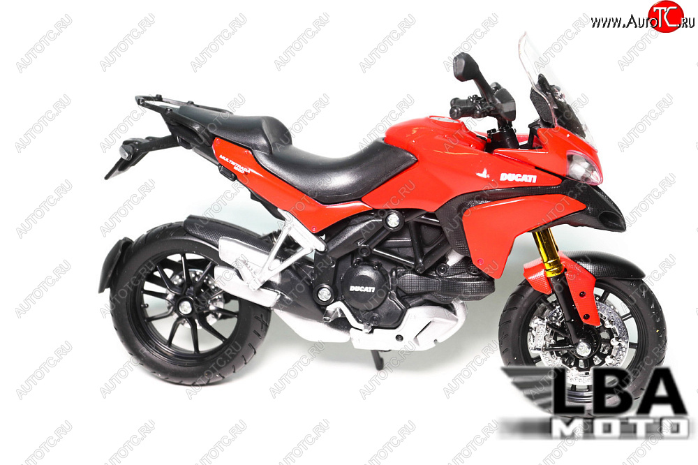 1 599 р. Модель мотоцикла Ducati Multistrade 1200S Красного цвета масштаб 112  пм-00002222  с доставкой в г. Керчь