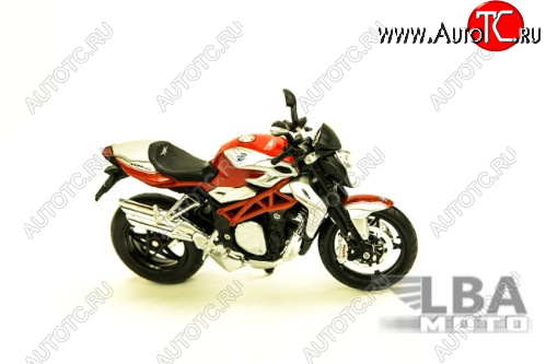 1 599 р. Модель мотоцикла MV Agusta Brutale 1090RR Красного цвета масштаб 112  пм-00002229  с доставкой в г. Керчь