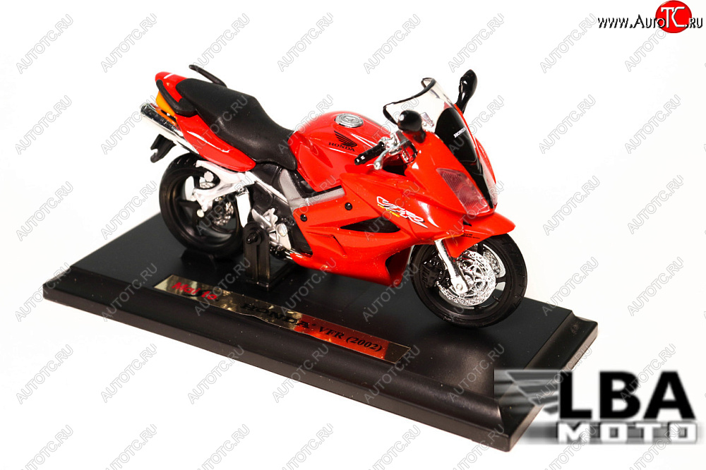 1 299 р. Модель мотоцикла Honda VFR800 Красного цвета масштаб 1 18  пм-00002243  с доставкой в г. Керчь