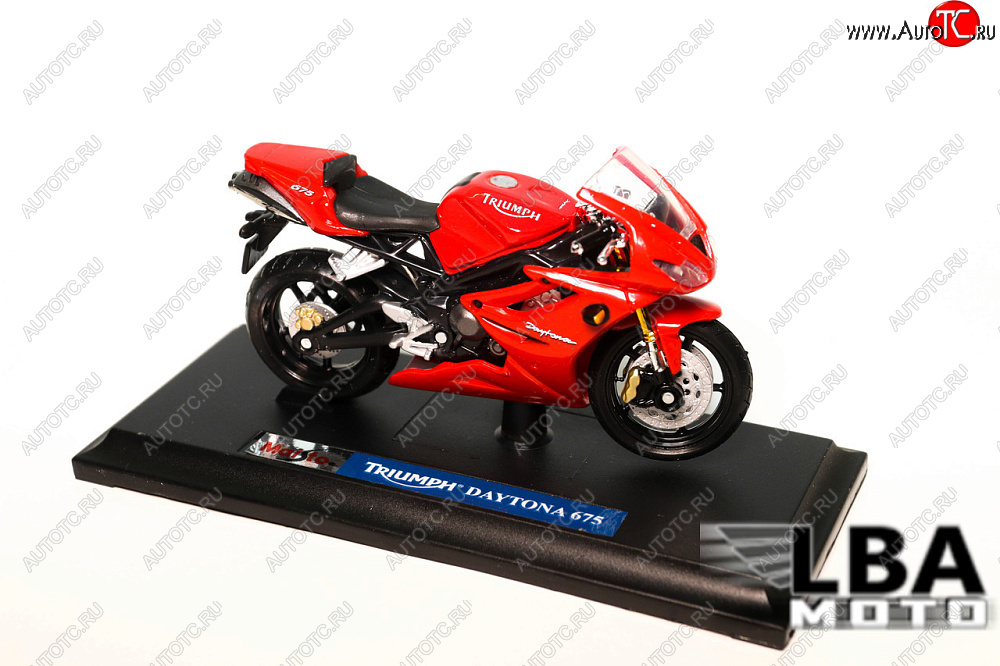1 299 р. Модель мотоцикла Triumph Daytona 675 Красного цвета 118  пм-00002250  с доставкой в г. Керчь