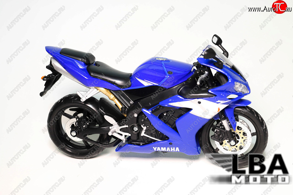 1 599 р. Модель мотоцикла Yamaha YZF-R1 04-06 Синего цвета масштаб 112  лб-00000321  с доставкой в г. Керчь