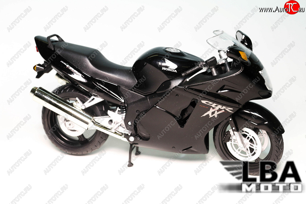 1 599 р. Модель мотоцикла Honda CBR1100xx Черного цвета масштаб 1 12  пм-00002484  с доставкой в г. Керчь