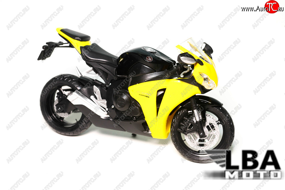 1 599 р. Модель мотоцикла Honda CBR1000RR 08-11 Желто-Черный масштаб 1 12  пм-00000846  с доставкой в г. Керчь