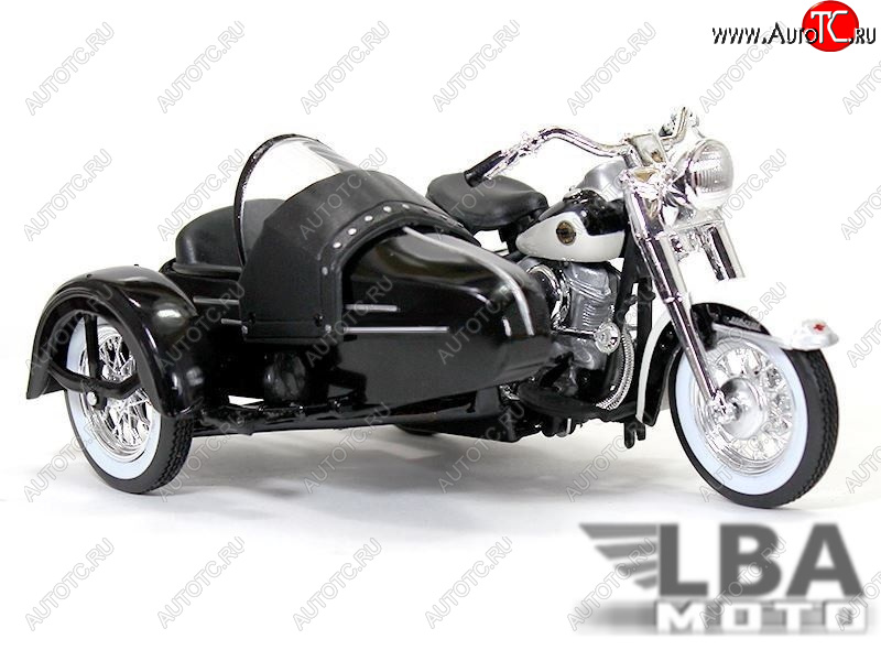 1 959 р. Модель мотоцикла Harley-Davidson DUO Glide FLH 1958 масштаб 118  пм-00016594  с доставкой в г. Керчь