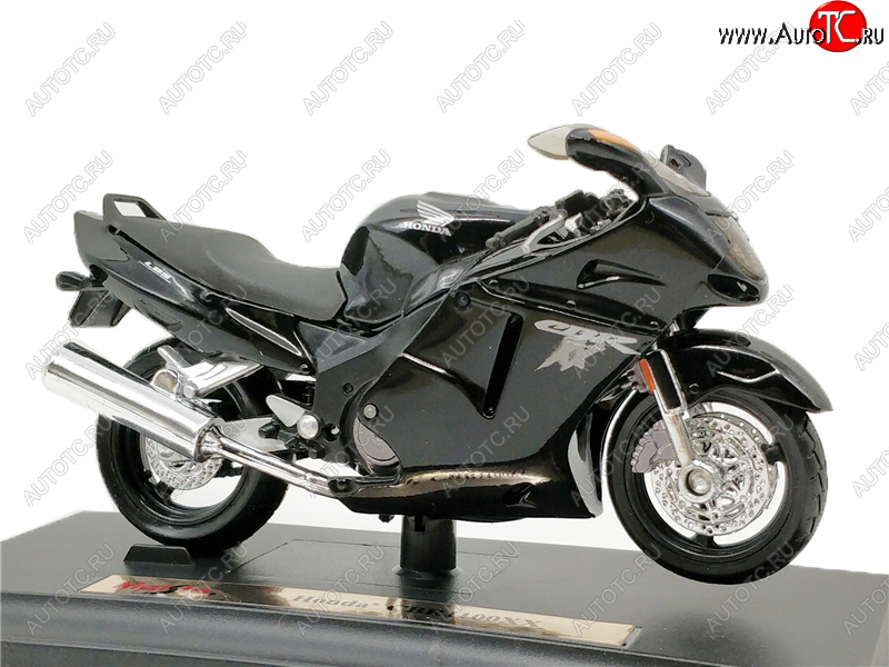 1 299 р. Модель мотоцикла Honda CBR1100xx Черного цвета масштаб 1 18  пм-00018356  с доставкой в г. Керчь