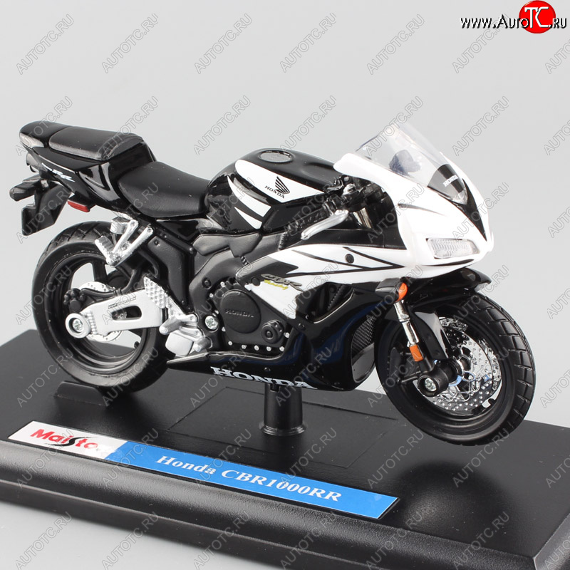 1 299 р. Модель мотоцикла Honda CBR1000RR 06-07 Черно-Белый цвет масштаб 118  пм-00018357  с доставкой в г. Керчь