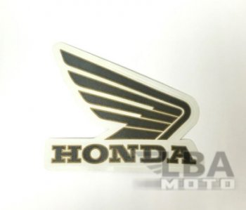 499 р. Наклейка на бак Honda черно-золотая  пм-00017008  с доставкой в г. Керчь. Увеличить фотографию 2