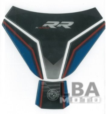 1 329 р. Наклейка на бак для мотоцикла BMW S1000RR Черно-Синяя Широкая  пм-00017083  с доставкой в г. Керчь. Увеличить фотографию 2