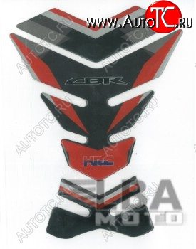 1 549 р. Наклейка на бак для мотоцикла Honda CBR HRC Черно-Красная  пм-00017088  с доставкой в г. Керчь