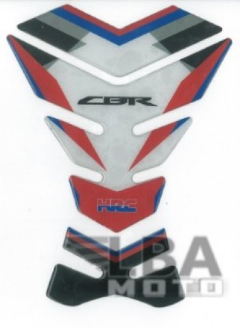 1 549 р. Наклейка на бак для мотоцикла Honda CBR HRC Бело-Красная  пм-00017089  с доставкой в г. Керчь. Увеличить фотографию 2
