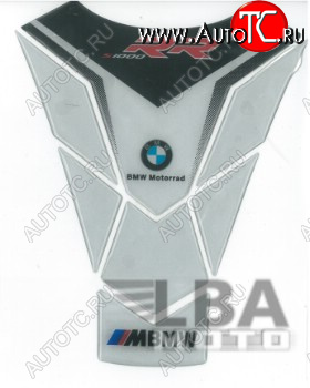 1 549 р. Наклейка на бак для мотоцикла BMW S1000RR Бело-Черная  пм-00017099  с доставкой в г. Керчь