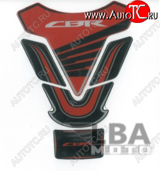 1 329 р. Наклейка на бак для мотоцикла Honda CBR 2 Красно-Черная  пм-00017122  с доставкой в г. Керчь