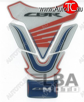1 329 р. Наклейка на бак для мотоцикла Honda CBR 2 Бело-Сине-Красная  пм-00017123  с доставкой в г. Керчь