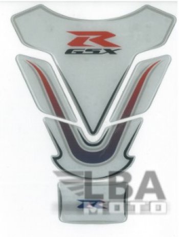 1 329 р. Наклейка на бак для мотоцикла Suzuki GSX-R Бело-Сине-Красная  пм-00017126  с доставкой в г. Керчь. Увеличить фотографию 2