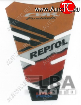1 329 р. Наклейка на бак для мотоцикла Honda CBR1000RR Fireblade Repsol  пм-00017128  с доставкой в г. Керчь