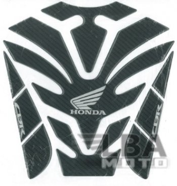 1 279 р. Наклейка на бак для мотоцикла Honda CBR Карбон Черная 2  пм-00017135  с доставкой в г. Керчь. Увеличить фотографию 2