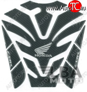 1 279 р. Наклейка на бак для мотоцикла Honda CBR Карбон Черная 2  пм-00017135  с доставкой в г. Керчь