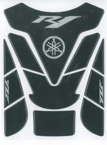 1 279 р. Наклейка на бак для мотоцикла Yamaha YZF-R1 Под Карбон 1  пм-00017145  с доставкой в г. Керчь. Увеличить фотографию 2