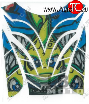 1 329 р. Наклейка на бак для мотоцикла VR46 AGV 6  пм-00017155  с доставкой в г. Керчь