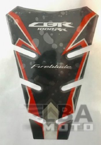 1 329 р. Наклейка на бак для мотоцикла Honda CBR1000RR Красно-Черная 2  пм-00017158  с доставкой в г. Керчь. Увеличить фотографию 2
