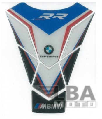 1 379 р. Наклейка на бак для мотоцикла BMW S1000RR Сине-Бело-Черная  пм-00017159  с доставкой в г. Керчь. Увеличить фотографию 2