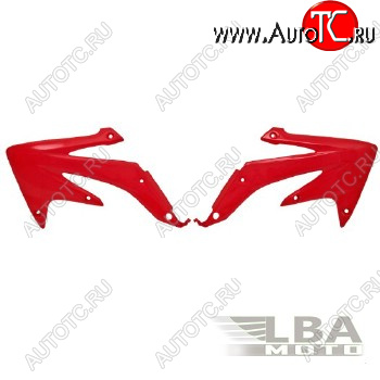 5 899 р. Обтекатели радиатора R-Tech Honda CRF450X 08-17 (R-CVCRFXRS008) красные  r-cvcrfxrs008  с доставкой в г. Керчь