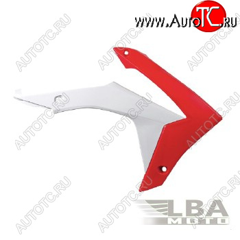 5 999 р. Обтекатели радиатора R-Tech Honda CRF250R 14-17, CRF450R 13-16 (R-CVCRFRSBN13) красныебелые  r-cvcrfrsbn13  с доставкой в г. Керчь