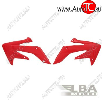 5 899 р. Обтекатели радиатора R-Tech Honda CRF250R 04-09, CRF250X 04-17 (R-CVCRFRS0004) красные  r-cvcrfrs0004  с доставкой в г. Керчь