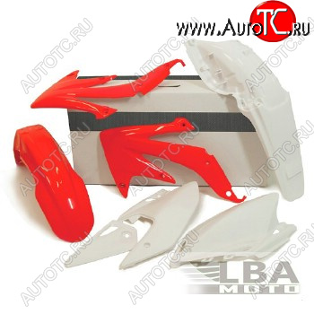11 799 р. Комплект пластика R-Tech Honda CRF450X 08-17 (R-KITCRX-OEM-415) красный-белый  r-kitcrx-oem-415  с доставкой в г. Керчь