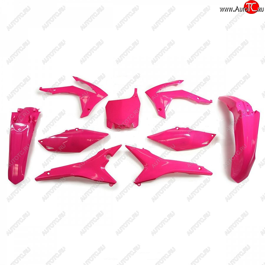 14 999 р. Комплект пластика R-Tech Honda CRF250R 14-17, CRF450R 13-16 (R-KITCRF-FU0-517) неоновый розовый  r-kitcrf-fu0-517  с доставкой в г. Керчь