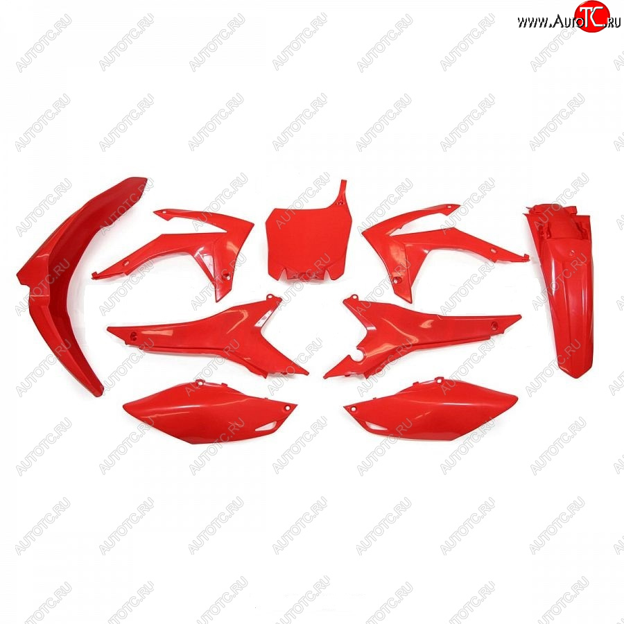 14 999 р. Комплект пластика R-Tech Honda CRF250R 14-17, CRF450R 13-16 (R-KITCRF-RS0-517) красный  r-kitcrf-rs0-517  с доставкой в г. Керчь