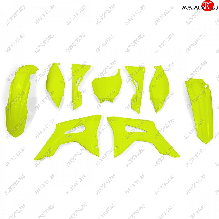 14 999 р. Комплект пластика R-Tech Honda CRF250R 2018, CRF450R 17-18 (R-KITCRF-GF0-599) неоновый желтый  r-kitcrf-gf0-599  с доставкой в г. Керчь