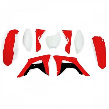 14 999 р. Комплект пластика R-Tech Honda CRF250R 2018, CRF450R 17-18 (R-KITCRF-OEM-599) красный-белый  r-kitcrf-oem-599  с доставкой в г. Керчь. Увеличить фотографию 1