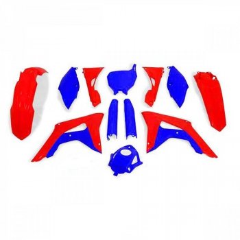 14 999 р. Комплект пластика R-Tech Honda CRF250R 2018, CRF450R 17-18 (R-KITCRF-RSB-599) красный-синий  r-kitcrf-rsb-599  с доставкой в г. Керчь. Увеличить фотографию 1