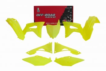 14 999 р. Комплект пластика R-Tech Honda CRF250R 19-20, CRF450R 19-20 (R-KITCRF-GF0-519) неоновый желтый  r-kitcrf-gf0-519  с доставкой в г. Керчь. Увеличить фотографию 1