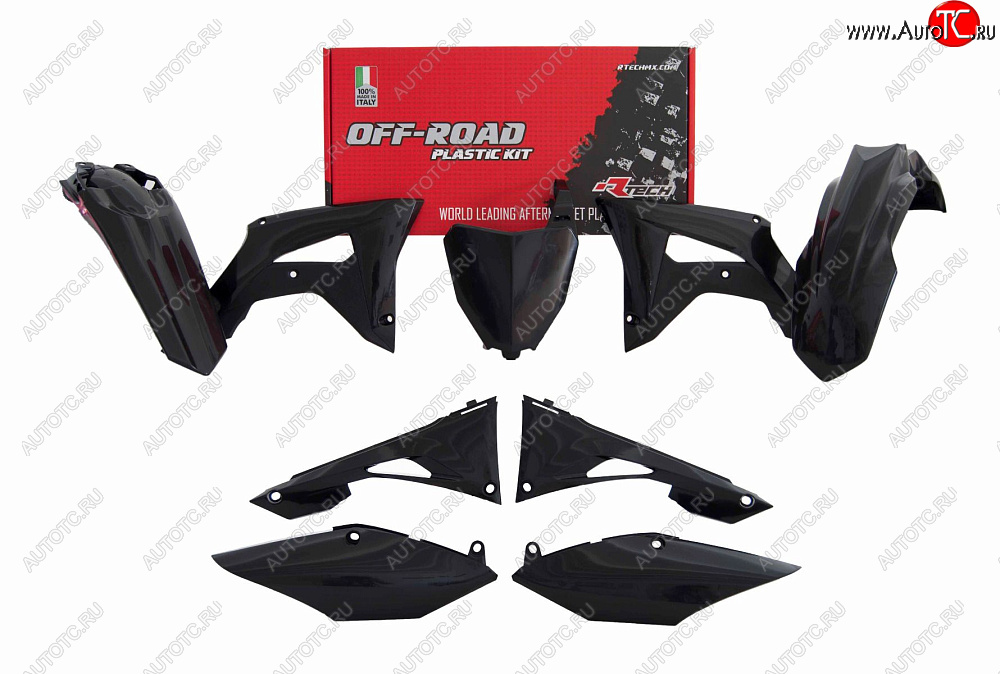 14 999 р. Комплект пластика R-Tech Honda CRF250R 19-20, CRF450R 19-20 (R-KITCRF-NR0-519) черный  r-kitcrf-nr0-519  с доставкой в г. Керчь