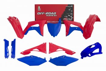 14 999 р. Комплект пластика R-Tech Honda CRF250R 19-20, CRF450R 19-20 (R-KITCRF-RSB-519) красный-синий  r-kitcrf-rsb-519  с доставкой в г. Керчь. Увеличить фотографию 1