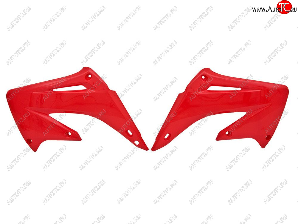 5 899 р. Обтекатели радиатора R-Tech Honda CR125250 02-07 (R-CVCR0RS0203) красные  r-cvcr0rs0203  с доставкой в г. Керчь