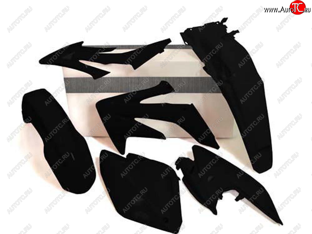 11 799 р. Комплект пластика R-Tech Honda CRF250X 04-19 (R-KITCRX-NR0-412) Черный  r-kitcrx-nr0-412  с доставкой в г. Керчь