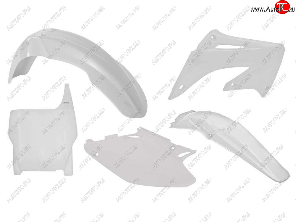 12 749 р. Комплект пластика R-Tech Honda CR125250 2004-2007 (R-KITCR0-BN0-503) Белый  r-kitcr0-bn0-503  с доставкой в г. Керчь