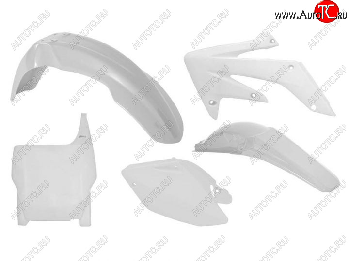 12 749 р. Комплект пластика R-Tech Honda CRF250R 04-05 (R-KITCRF-BN0-507) Белый  r-kitcrf-bn0-507  с доставкой в г. Керчь