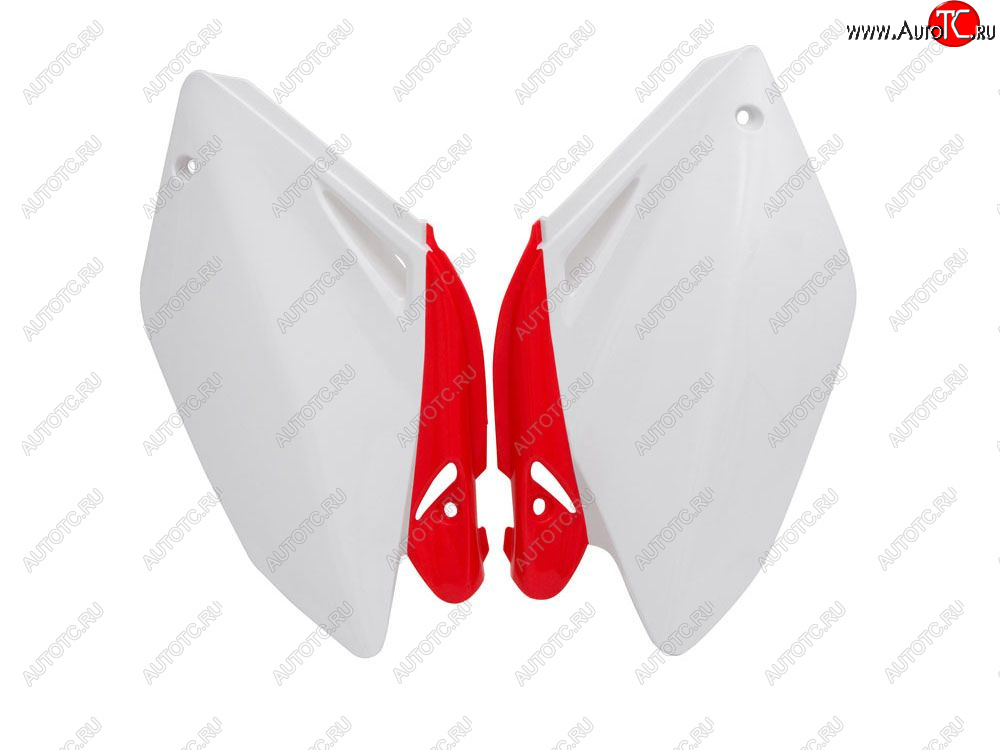 7 399 р. Обтекатели задн. боковые R-Tech Honda CRF250 04-05 (R-FICRFBNRS04) Бело-Красный  r-ficrfbnrs04  с доставкой в г. Керчь