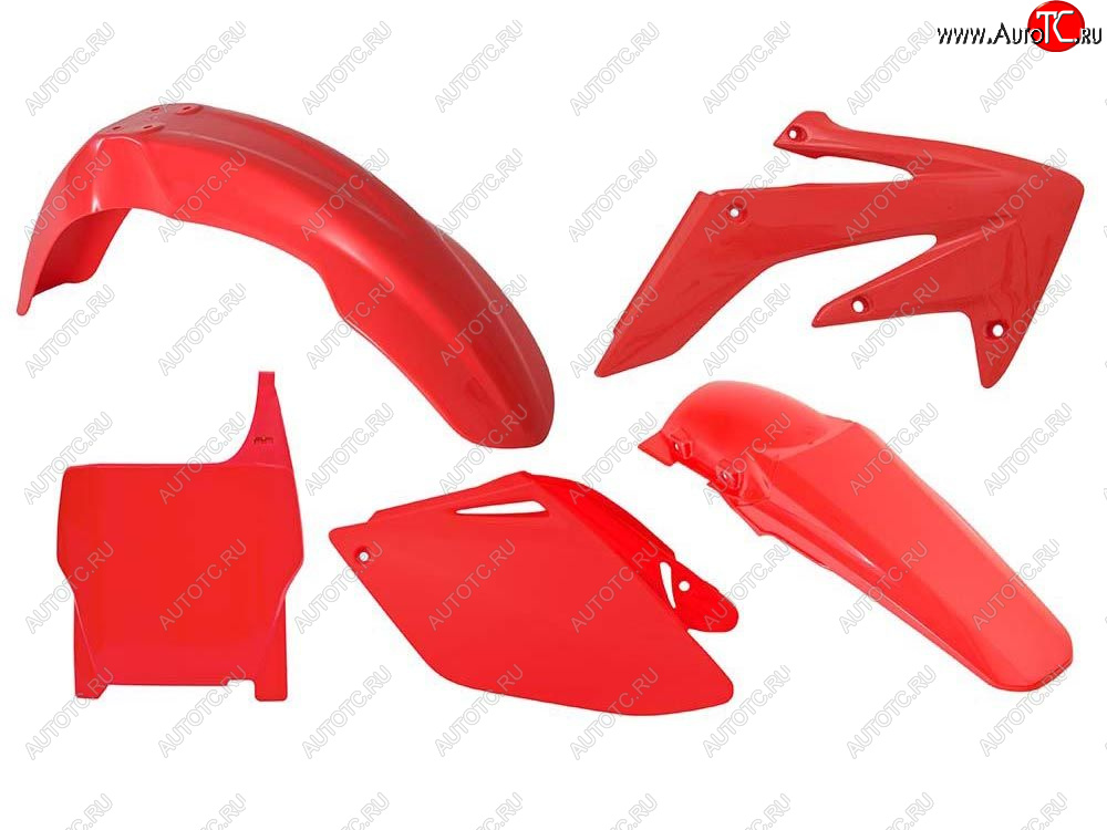 12 749 р. Комплект пластика R-Tech Honda CRF250R 06-07 (R-KITCRF-RS0-508) Красный  r-kitcrf-rs0-508  с доставкой в г. Керчь