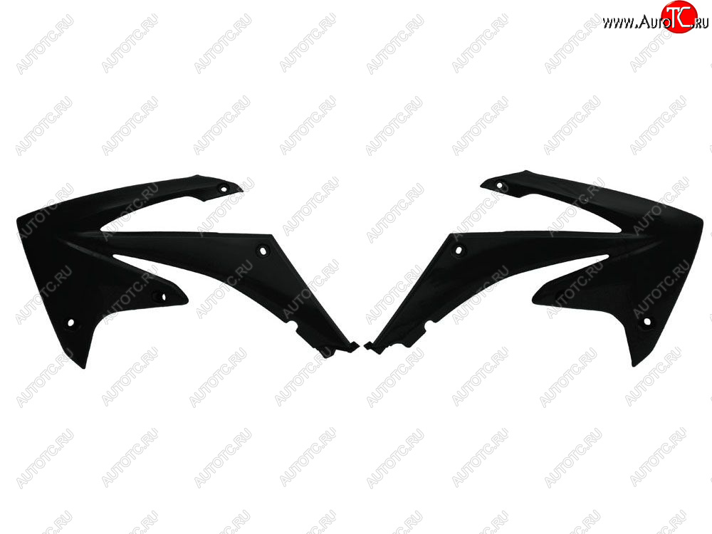 5 899 р. Обтекатели радиатора R-Tech Honda CRF250R 10-13, CRF450R 09-12 (R-CVCRFNR0009) Черный  r-cvcrfnr0009  с доставкой в г. Керчь